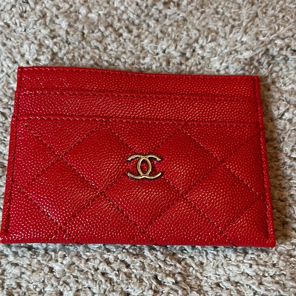 CHANEL Accessories - Chanel Black Quilted Card Case – Authentic GWP (Gift With Purchase)